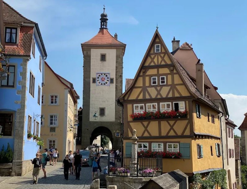 Stadtmauer Rothenburg, Rothenburg ob der Tauber, Germany, Germany